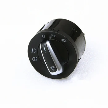 

TUKE 5Pieces OEM Chrome Headlight Fog Light Switch For VW Passat B6 Golf MK5 MK6 Tiguan Scirocco 5ND 941 431 A