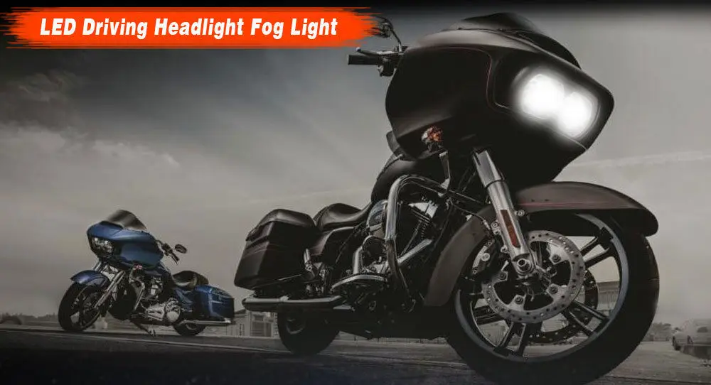 DOT черный 5,7" светодиодный двойной проектор moto светодиодный фонарь для Harley Davidson Road Glide 2004-2013 Harley Davidson аксессуары