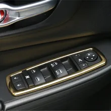 Автомобильный оконный переключатель крышка Рамка для Jeep Grand Cherokee 11 до 16 Cherokee 14To 16 Dodge JCUV 09 до 15 4 шт. в комплекте автомобильный Стайлинг