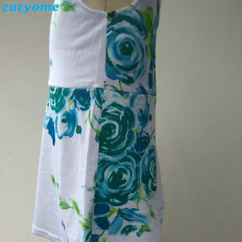 Summer Family Matching Outfits Mother and Daughter Dresses Floral Shoulder Off Dress Kids Mom Daughter Dress Matching Clothes (33)