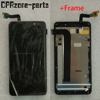 

5.0" lcd with frame For Coolpad F1 8297 8297W 8297D LCD display Touch Screen Digitizer Assembly "Middle small house button"