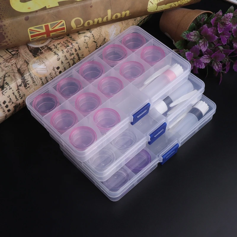 Buy Plastic Clean Contact Lens Case Box Holder Pill