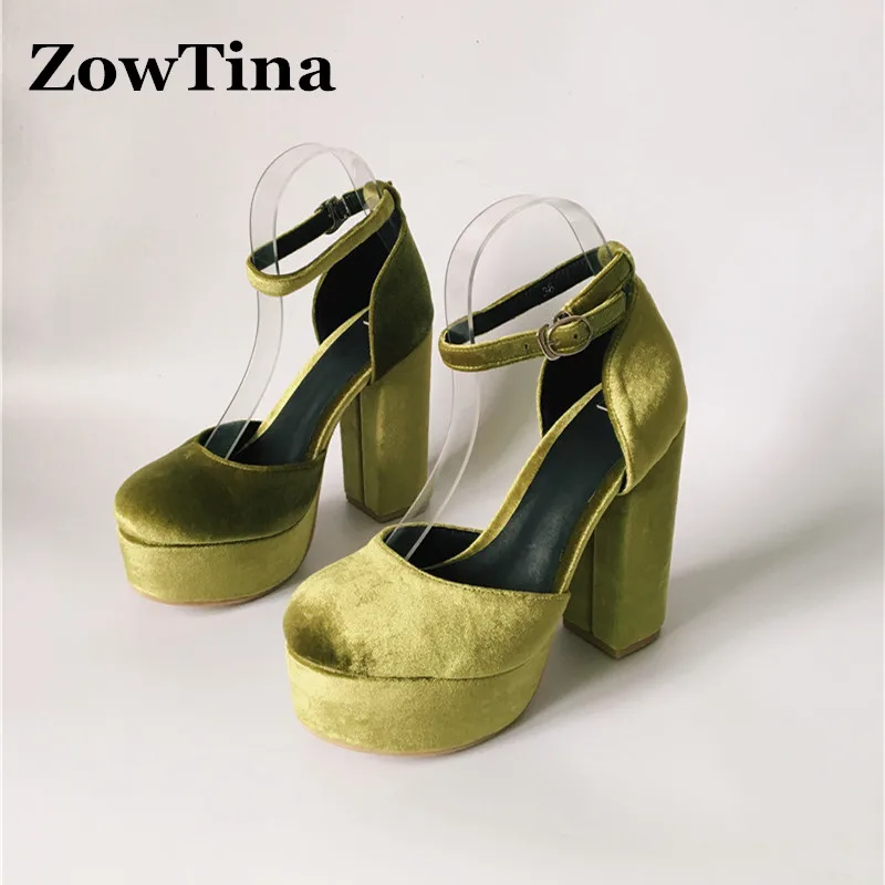 platform dress pumps