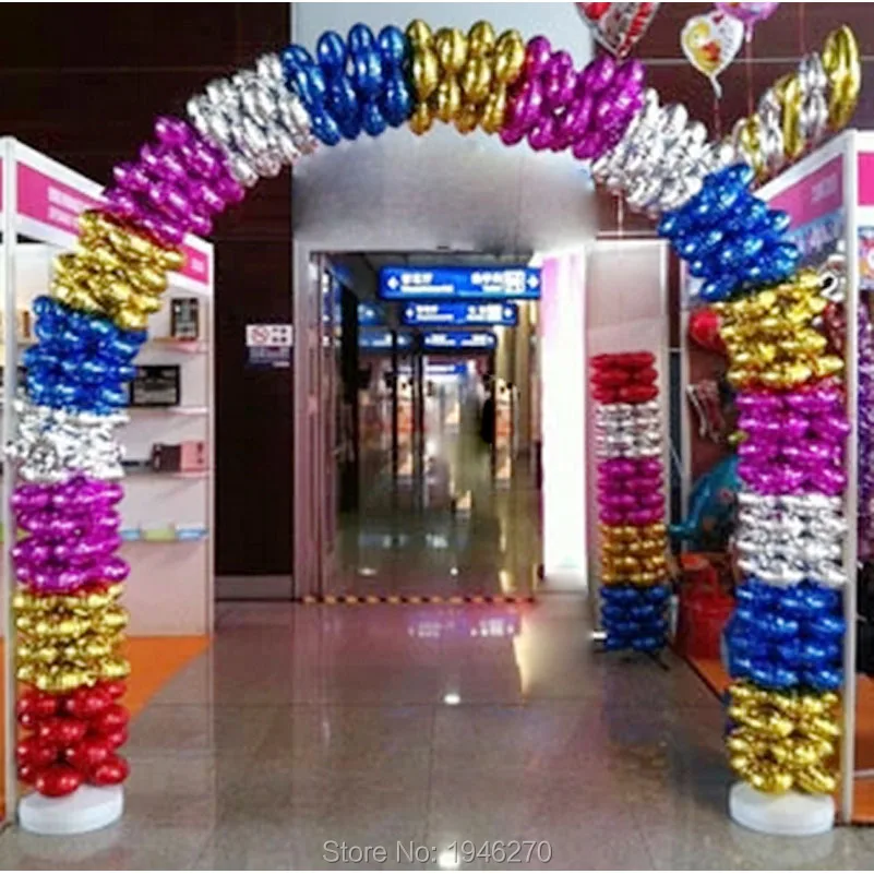 DH_four-wheeled leaf flower ballon arch-1
