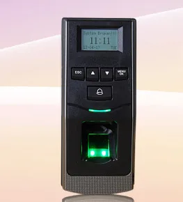 

Elegant display F6 finger +ID card fingerprint time attendance recording machine