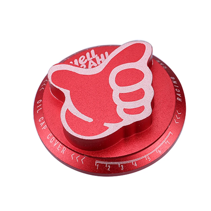 Hell Yeahi Blue Aluminum Engine Oil Cap Oil Fuel Filler Tank Cover Cap For Honda