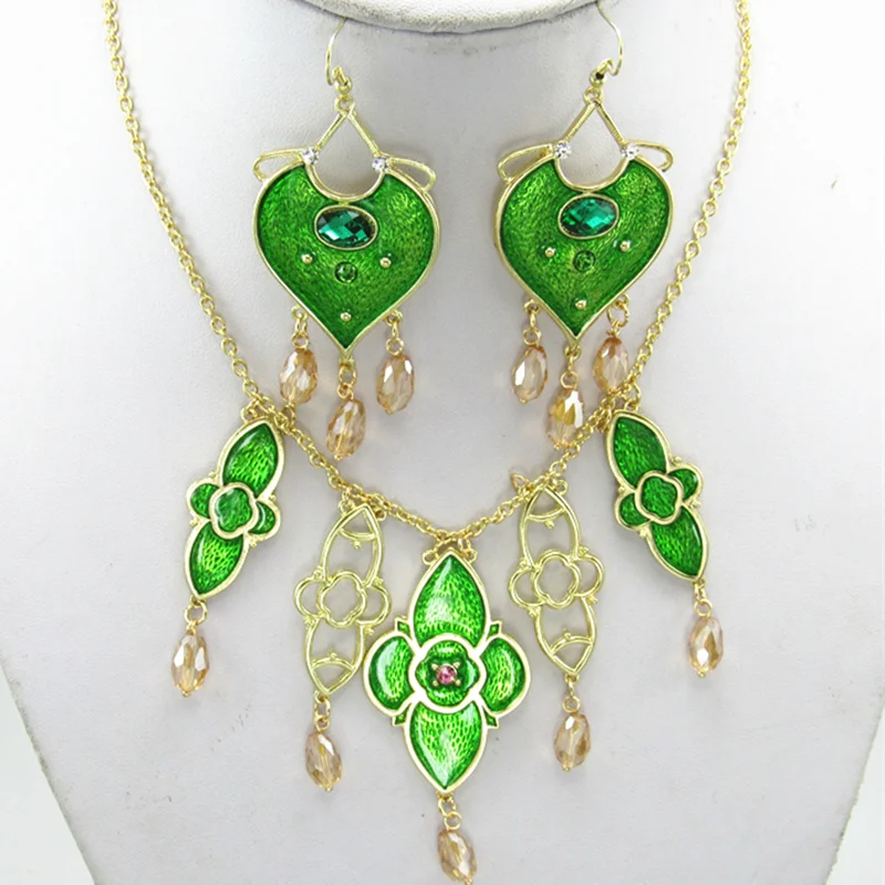 2019 New Necklace aladdin Principessa Jasmine Necklace Cosplay Women's Gifts