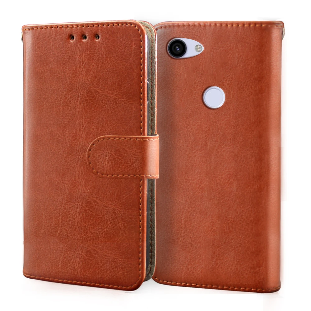 

Luxury Leather Case For Google Pixel 2 3 3a 4 XL Case Flip Wallet Card Stand TPU silicone Cover For Google Pixel XL