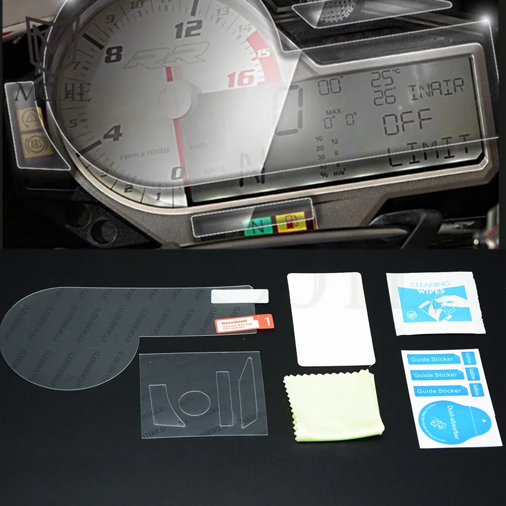 

For BMW S1000RR S1000 RR S 1000 RR 2012-2014 2013 Motorcycle Speedometer Dashboard Instrument Sticker Film Screen Protector