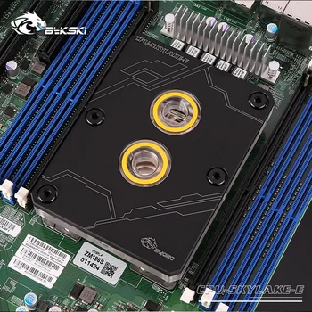 

Bykski CPU Water Block use for INTEL LGA3647 / SKYLAKE Socket / Copper Radiator Block Liquid Cooling System / Metal Cover Black