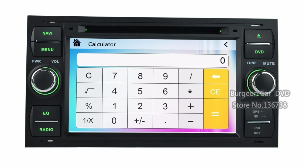 Top HD Touch Screen Car DVD Player For Ford Focus 2 Mondeo Kuga Galaxy Fusion C S MAX Radio Ipod USB SD BT GPS Navigation System 4