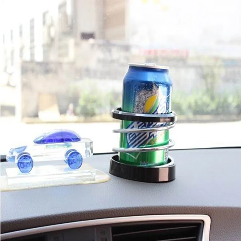 Universal Car Styling Car Drink Holder Car Cup Vehicle on board metal spring drinks Water Cup