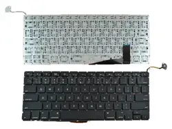 US клавиатура для APPLE Macbook Pro A1286 черный для 2008, с подсветкой новый ноутбук клавиатуры бесплатная доставка