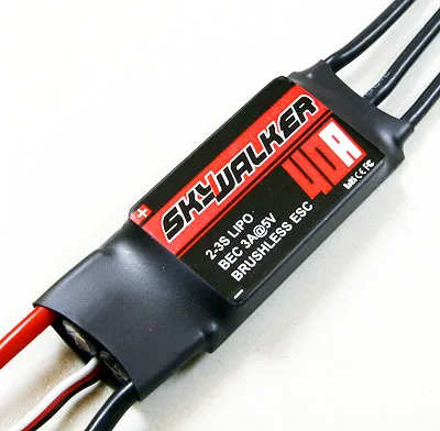 

Hobbywing SKYWALKER-40A Build-in BEC 2A Brushless ESC
