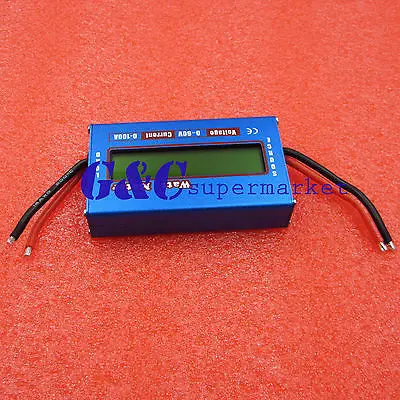

100A 60V DC RC Helicopter Airplane Battery Power Analyzer Watt Meter Balancer