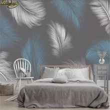 Beibehang пользовательские скандинавские перья настенные фрески обои 3D Искусство Настенные обои для гостиной спальни фон Papel де Parede
