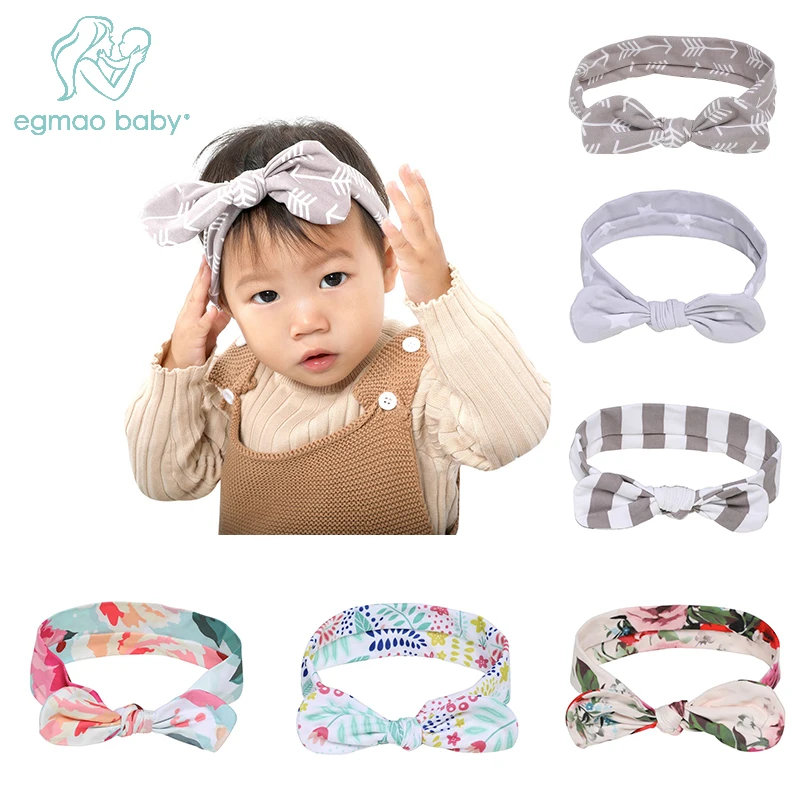 

Cotton Stretch Hairbands Baby Headband Cute Toke Colorful Baby Girl Hair Accessories Clips Baby Bowknot Kid Turban Head Wrap