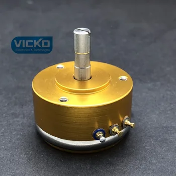 

[VK] original SAKAE Conductive plastic potentiometer WDD35D4 WDD35D WDD35D-4 WDD35D4-1K 1K 2K 5K 10K linear 0.1% switch