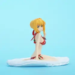 Аниме Fate Extella Saber Nero купальник Ver ПВХ фигурка Коллекционная модель игрушки куклы 11 см