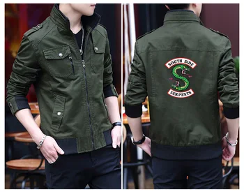 

Hot Sale Riverdale Jacket in Men's Clothing & Accessories Printed Personality Streetwear High Quality Fashion Winter jacket