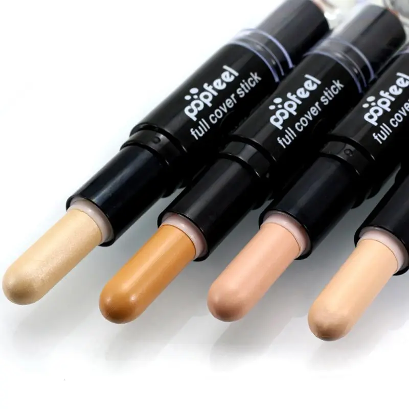 

Hot Sell Double-headed Concealer Pen Tube High Light Repair Capacity Concealer Sticks Three-dimensional Repair Capacity Makeup