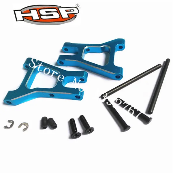 82902 282021 Upgrade Parts Aluminium Alloy Rear Lower Suspension Arms CNC For HSP 1/16 On Road Cars Starpace Flying Fish 2 | Игрушки и