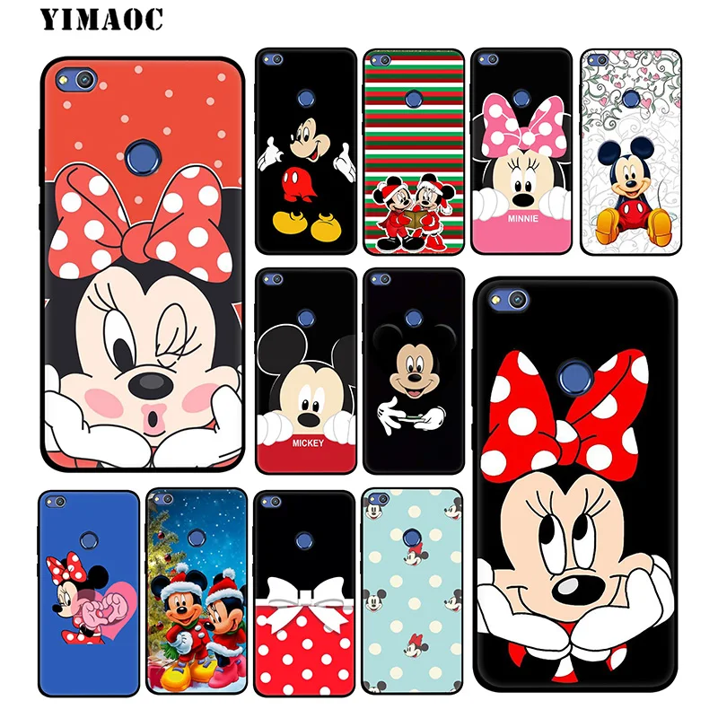 

YIMAOC Mickey Minnie Mouse Soft Case for Huawei Honor View 20 10 8X 8 8C 6A 7A 7X 7C Lite Pro Y9 Y7 Y6 Prime 2018 2017 Honor 20