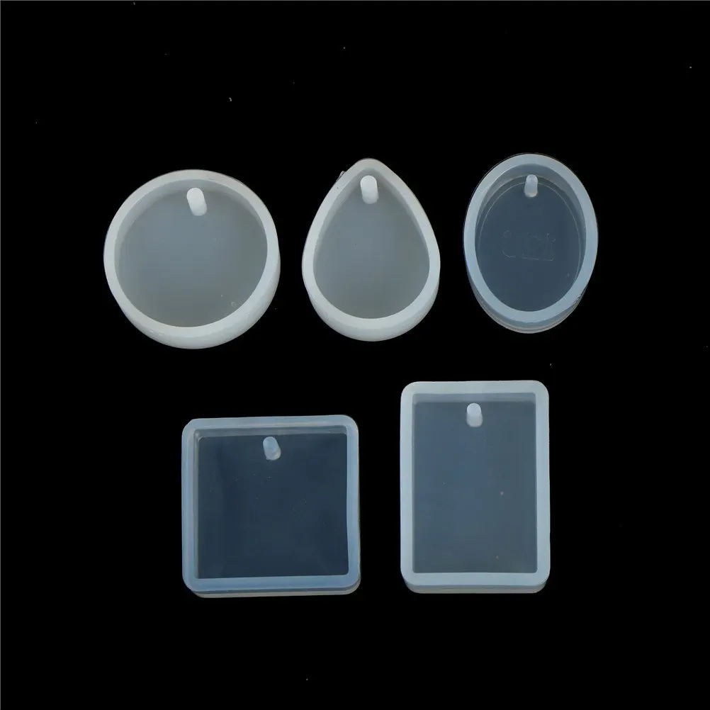 Buy 5pcs Silicone Mold Necklace Pendant Resin Jewelry