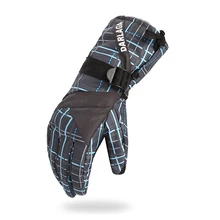 Мужская зимняя теплая ветрозащитные лыжные перчатки для спорта на открытом воздухе удобные мужские сноубордические перчатки водонепроницаемые высококачественные Лыжные Перчатки Горячая