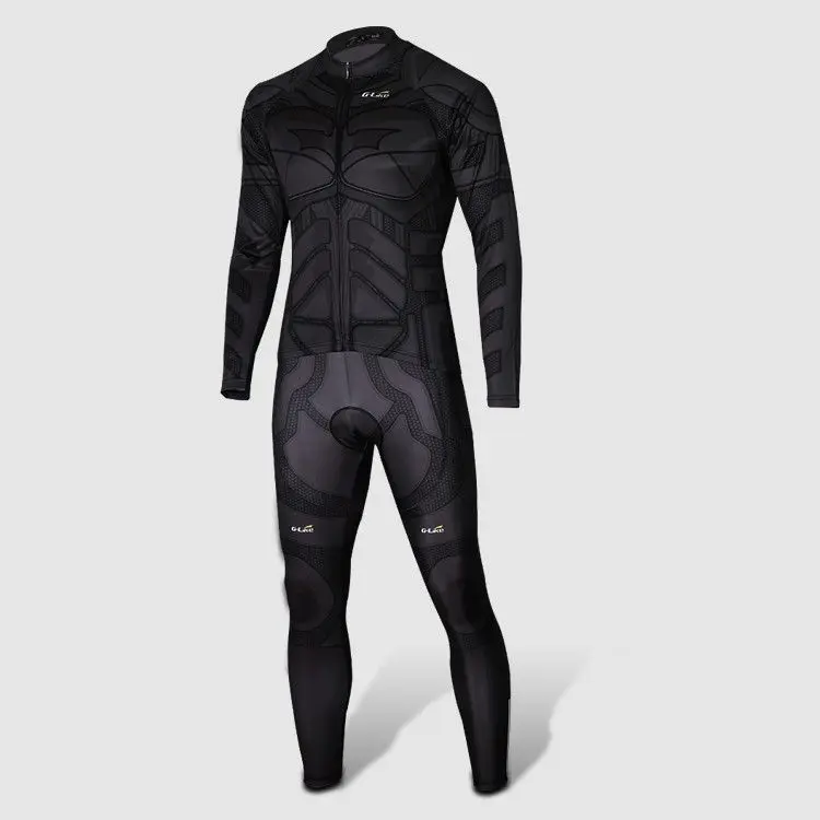 

2019 The Avengers Superhero Spiderman iron Man Captain Superman long Sleeve Bike Cycling Jersey sportwear XS-4XL free shipping