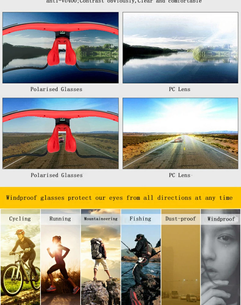 Поляризованные унисекс UV400 велосипедные солнцезащитные очки для мужчин Спорт на открытом воздухе велосипедные очки MTB очки Gafas Ciclismo дорожный велосипед очки