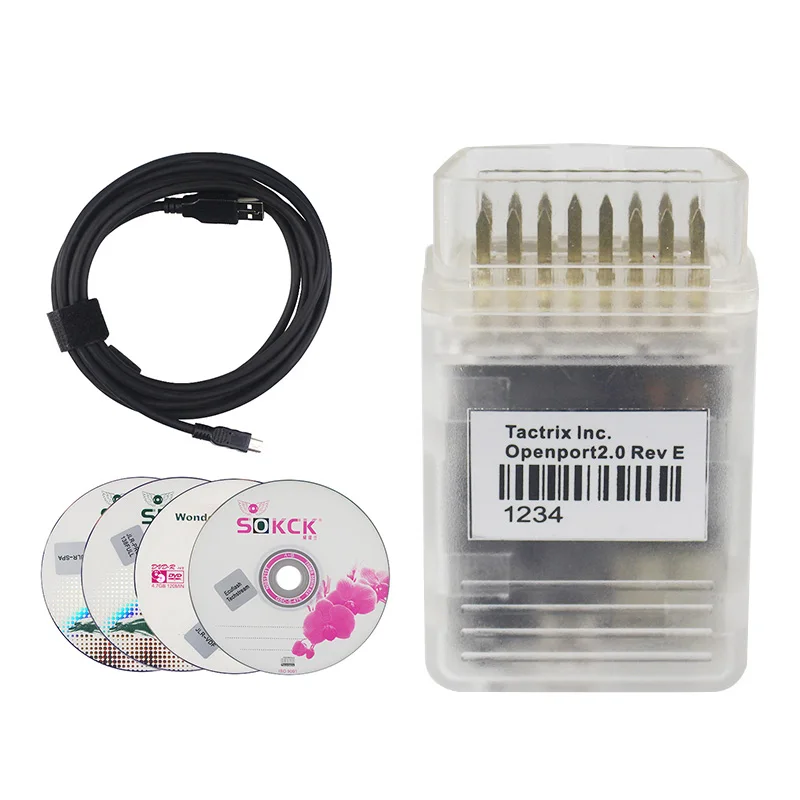Tactrix Openport 2 0 с ECU FLASH Chip Tunning OBDII разъем со всеми SW поддерживает мульти