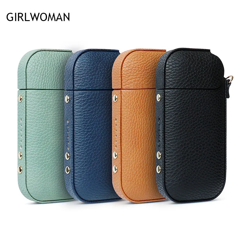 GIRLWOMAM Lichee pattern for IQOS 2 4 Plus Case Protective Holder Cover Wallet Case font b
