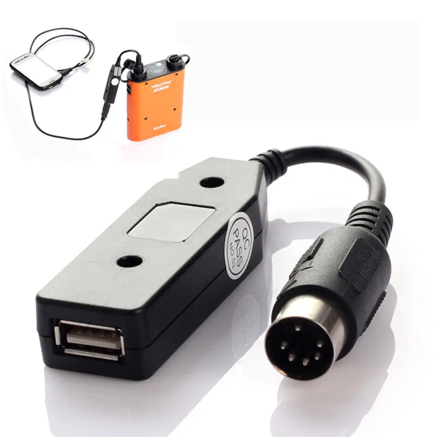 Godox PB USB Conversion Cable Connecting Power Pack PB960 to Phone