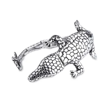 

New animal lizard men titanium steel bracelet retro bracelet fashion personality non-mainstream bracelet