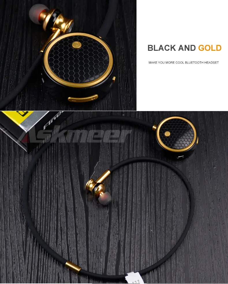 Fineblue C8 Bluetooth Headset Call Vibration Alert Wireless Sport Earphone Stereo Earpieces Handsfree For Samsung iPhone Xiaomi (7)