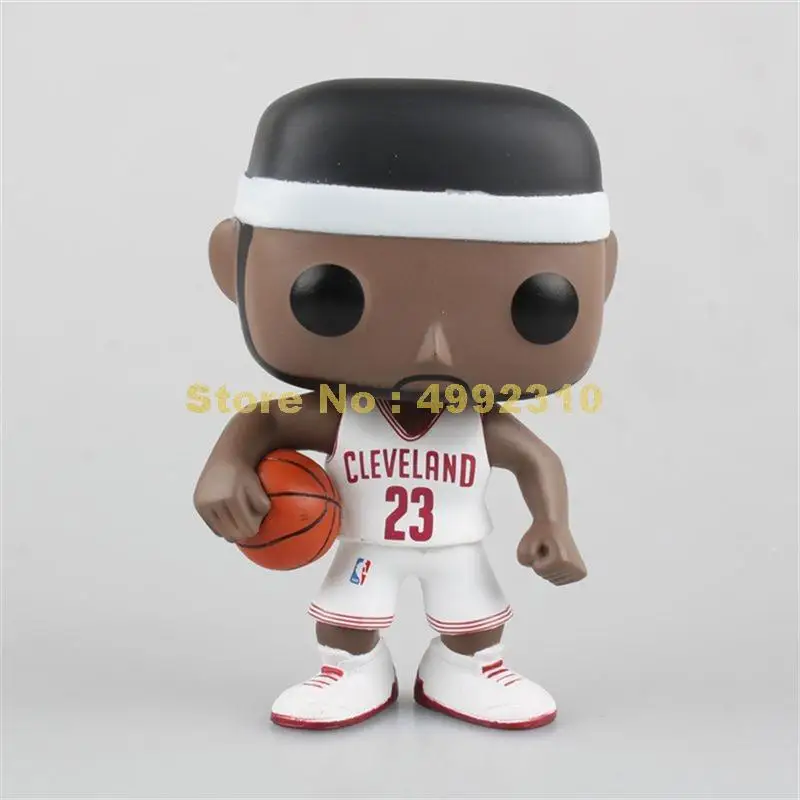 

lebron james basketball vinyl cleveland action figure bobble model 10cm Toy