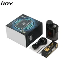 100% D’origine IJOY CAPO 100 Écran OLED Boîte Mod Alimenté par unique 21700 Support de Batterie Capitaine Mini Subohm Réservoir RTA RDA RDTA