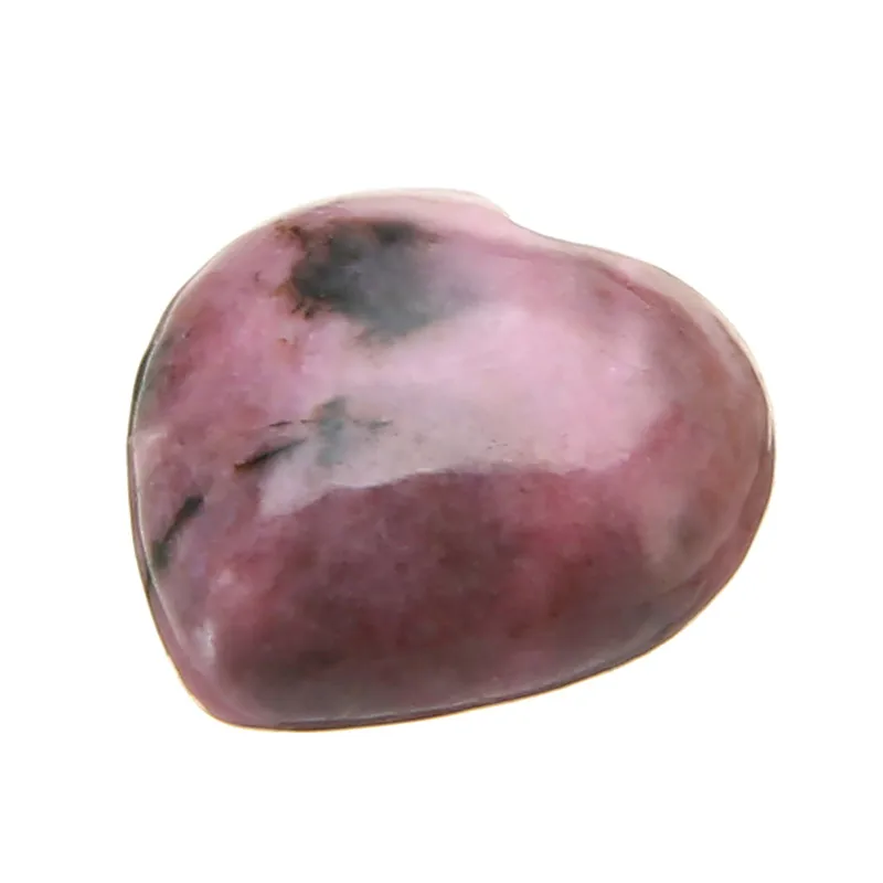 Natural Gem Stone Love Heart Pendants Vintage Clear Tiger Eye Crystal Quartz Opal Reiki Chakra DIY Jewellery