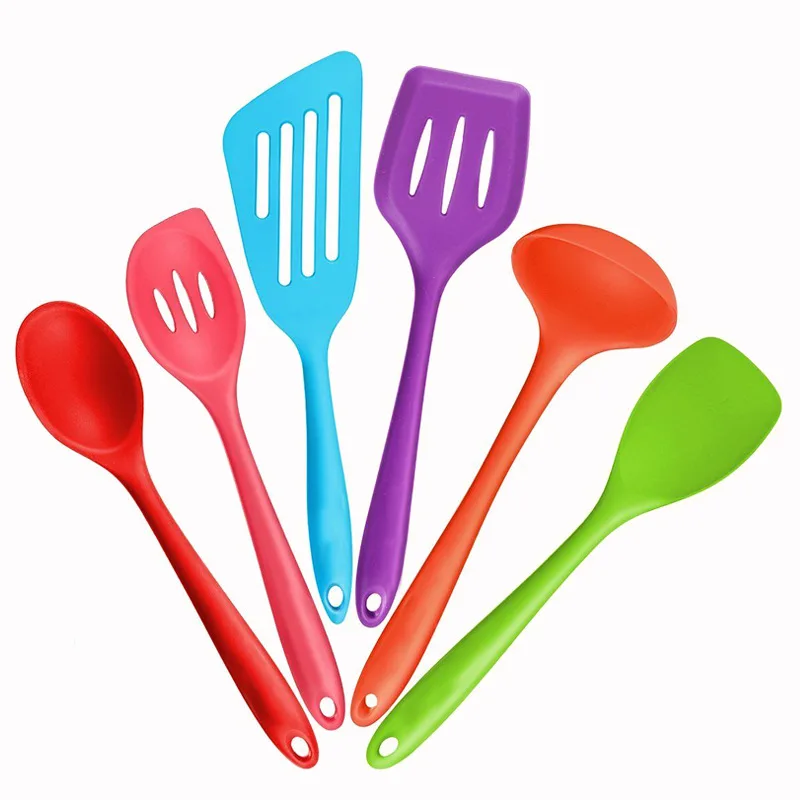 Kitchen Silicone Non-stick Cooking Spoon Spatula Ladle Egg Beaters Utensils Dinnerware Set Cooking Tools Accessories Supplies Kitchen Silicone Non-stick Cooking Spoon Spatula Ladle Egg Beaters Utensils Dinnerware Set Cooking Tools Accessories Supplies