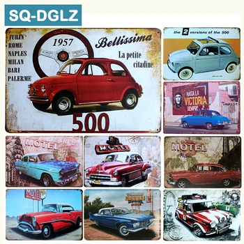 

[SQ-DGLZ]Hot Sale MOTEL Metal Sign Vintage Metal Plates Cafe Pub Club Home Wall Decor Tin Signs Retro Plaque