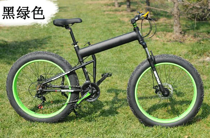 Sale Kalosse  M4000 27speed   DIY colors Folding  mountain bike  26*4.0 tires    Snow mountain bicycle   Beach  bike 1