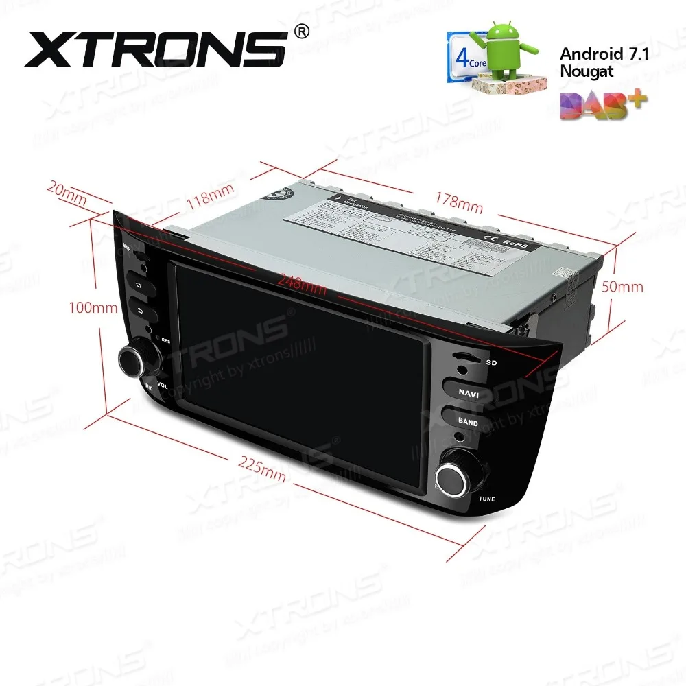 Perfect 6.2" Android 7.1 Nougat Car Multimedia Navigation GPS Radio for Fiat Punto 2012-2018 & Linea 2012-2018 & Punto Evo 2009-2012 5