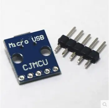 

printed board micro USB power switch interface bread board 5 v power supply module development board
