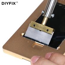 DIYFIX УФ Клей Чистый инструмент 60 Вт T припой Железный наконечник с лезвием Удаляет налет LOCA Клей для экрана сотового телефона+ Отвертка T5
