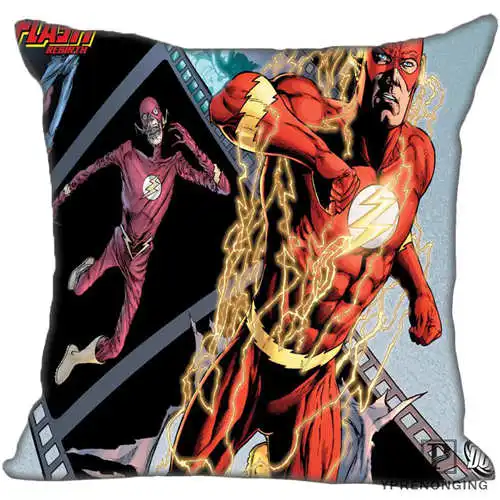 Best Custom flash-comic-hero (1) @ 1 Наволочка на подушку, спальня Home Square Наволочка на молнии (одна сторона) #190404-1-15