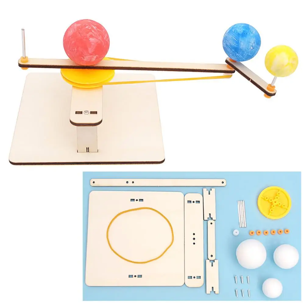 

DIY Earth Moon Sun Orbital Planetarium Geography Experiment Education Kids Toy