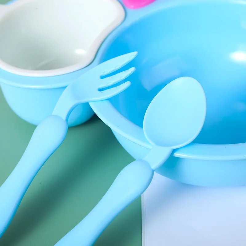 5pcs/set Baby Cute Cartoon Eating Food Tableware Kids Dinner Plate Toddler Feeding Dishes Baby Children Training Bowl Spoon Fork 5pcs/set Baby Cute Cartoon Eating Food Tableware Kids Dinner Plate Toddler Feeding Dishes Baby Children Training Bowl Spoon Fork