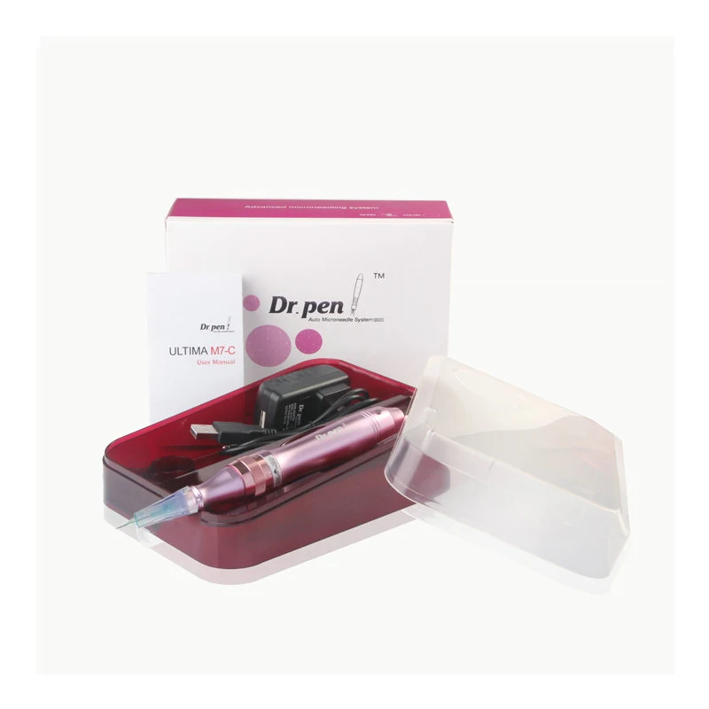 Vente Dr. pen Derma Stylo Baïonnette port Cartouche Aiguille (Dont 2 pièces x 12pin aiguilles) Machine électrique Micro Roulement De Timbre De Derma de Thérapie