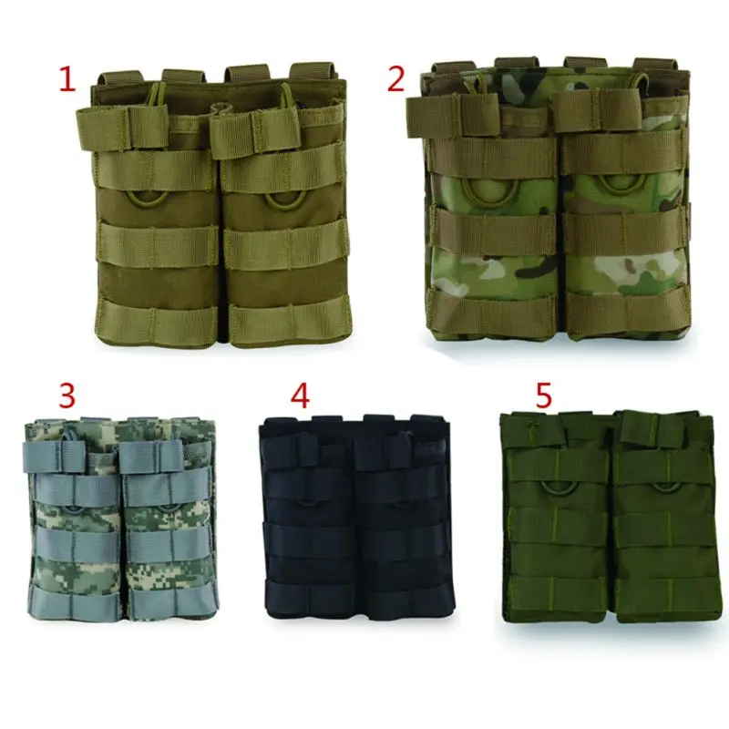 Тактический MOLLE двойной открытый Топ Mag мешок M4/M16 подсумок Военная Пейнтбольная Экипировка жилет аксессуар пакет YN01